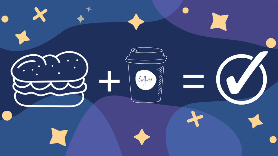 sandwiches plus coffee equals success