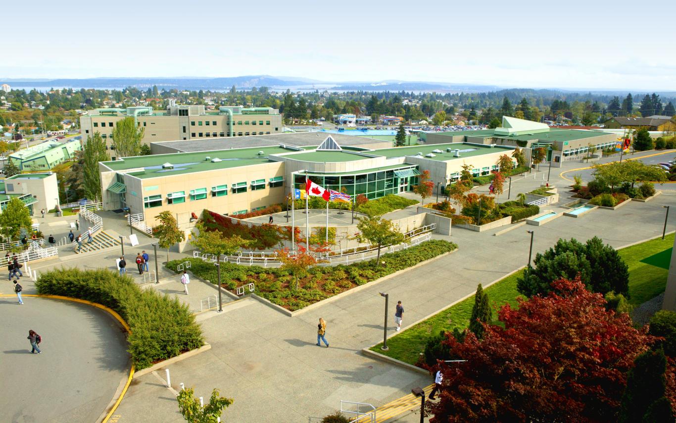 Nanaimo campus ariel view